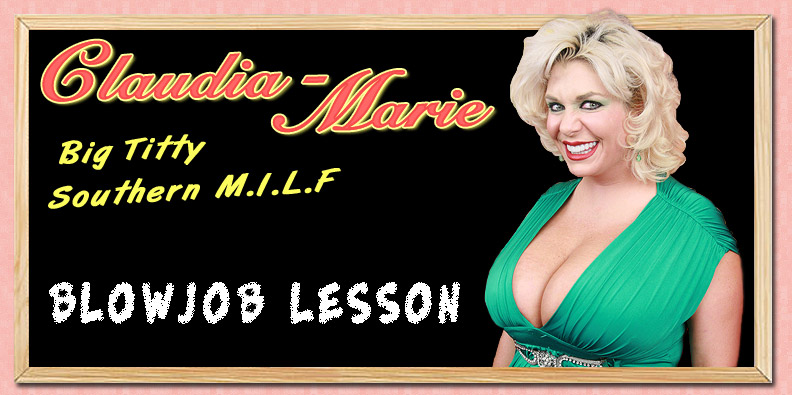 Big titty blonde Claudia-Marie
