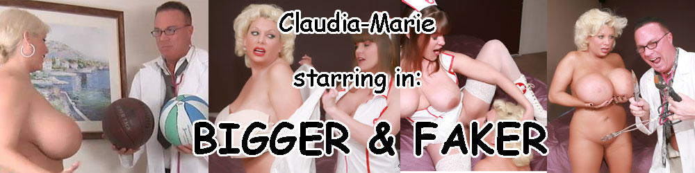 Fake tit Claudia-Marie has surgery for bigger implants